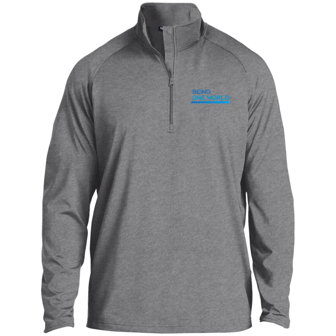 Raglan Performance Pullover 1/2 Zip W/ Logo