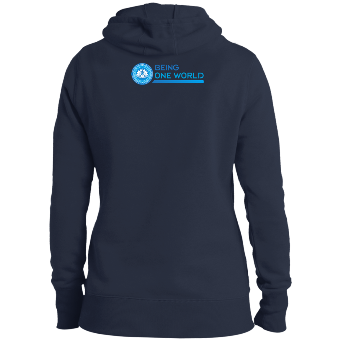 Blue heart - Courage - Ladies' Pullover Hooded Sweatshirt