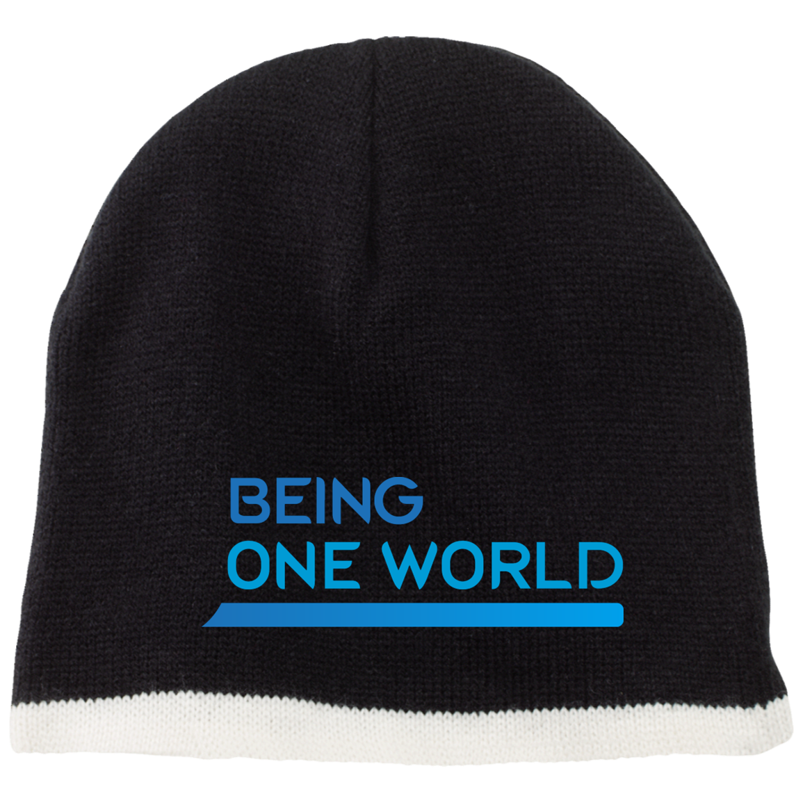 BOW - Embroidered 100% Acrylic Beanie