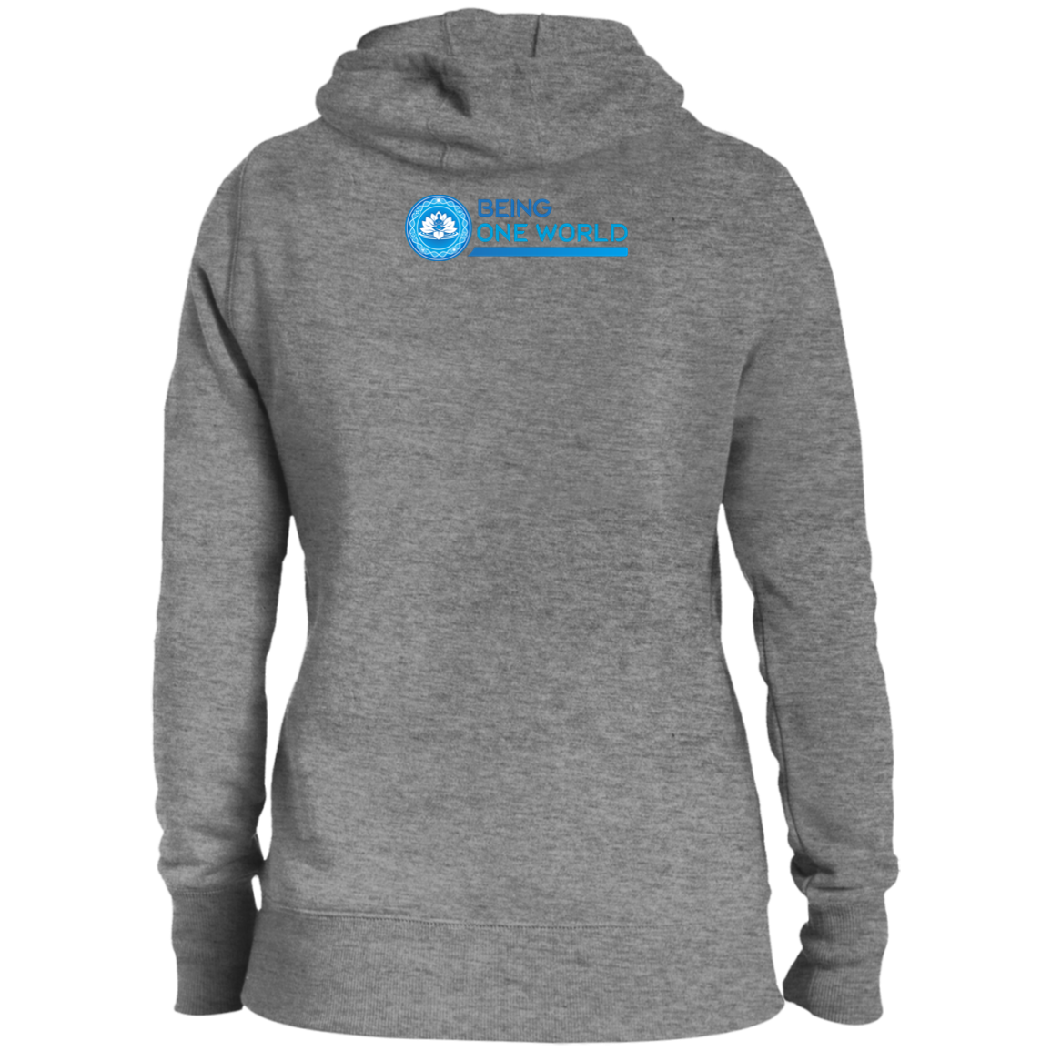 Blue heart - Courage - Ladies' Pullover Hooded Sweatshirt