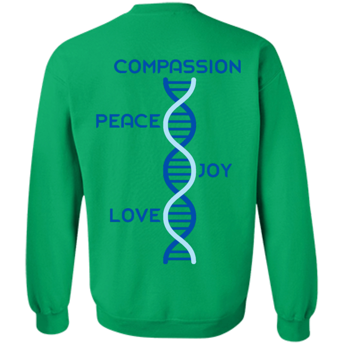 DNA -V-Crewneck Pullover Sweatshirt