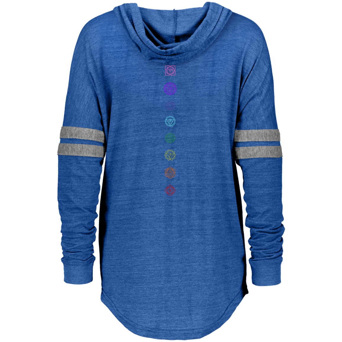 Chakras - Ladies Hooded Low Key Pullover