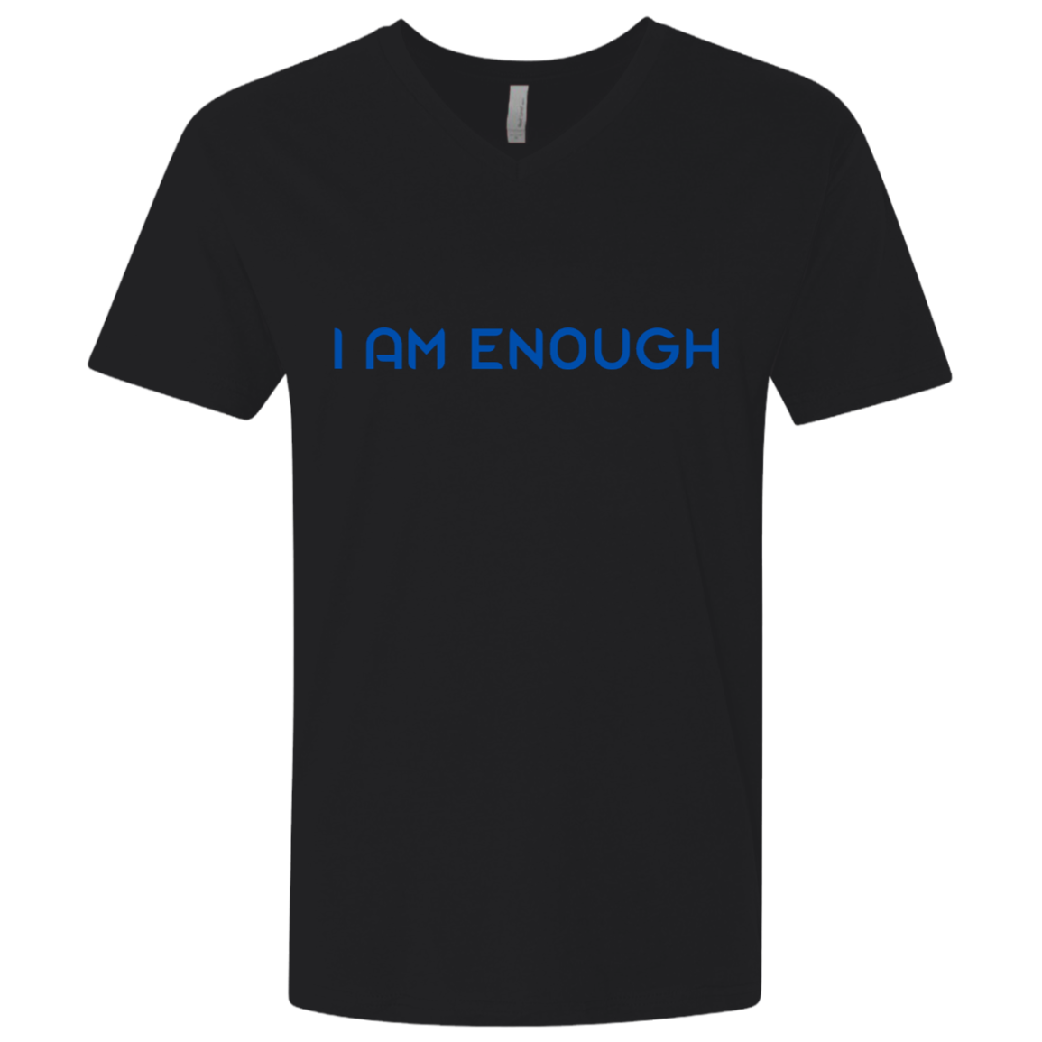 I Am Enough - Men's Premium Fitted SS V-Neck