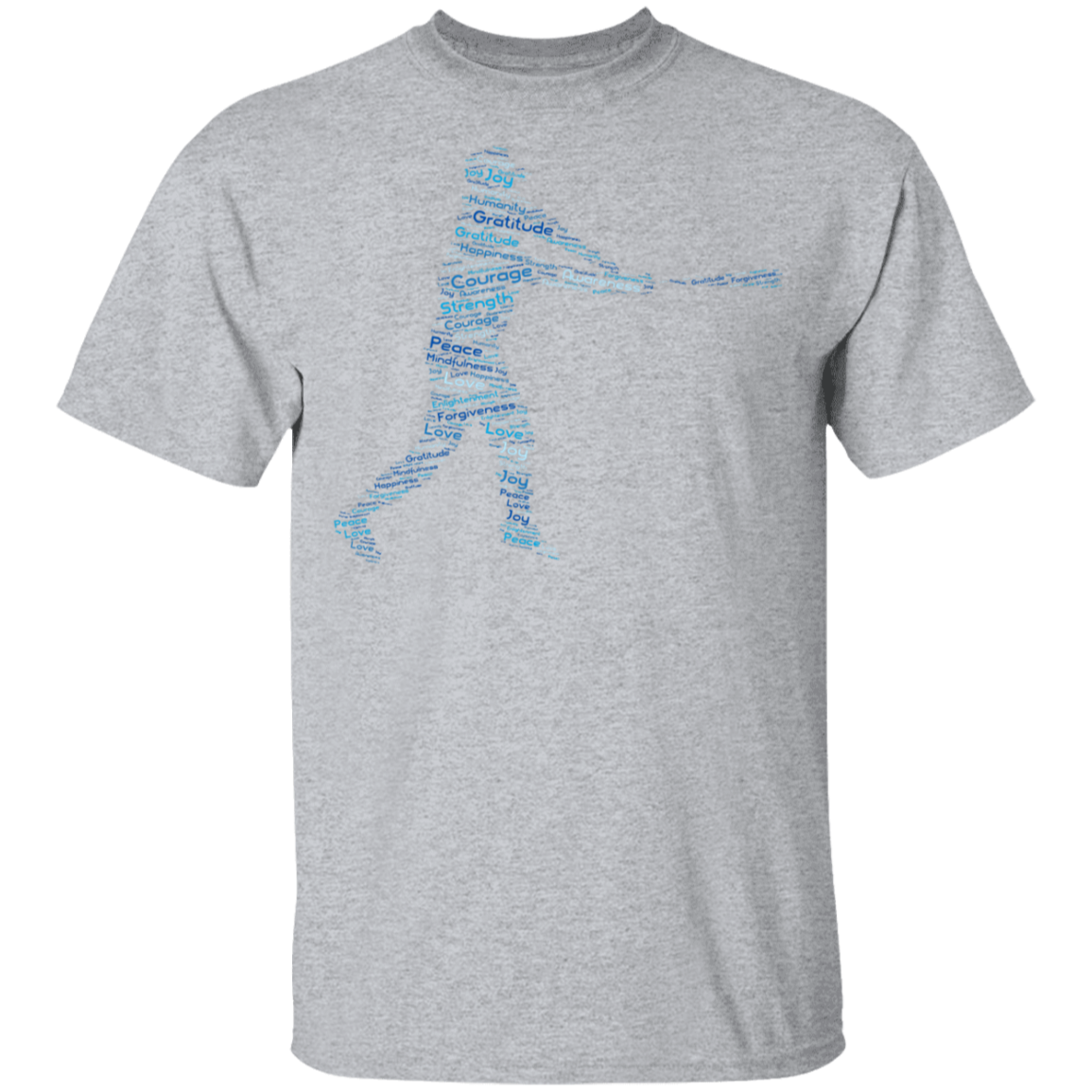 Word Art Baseball - Youth 5.3 oz 100% Cotton T-Shirt