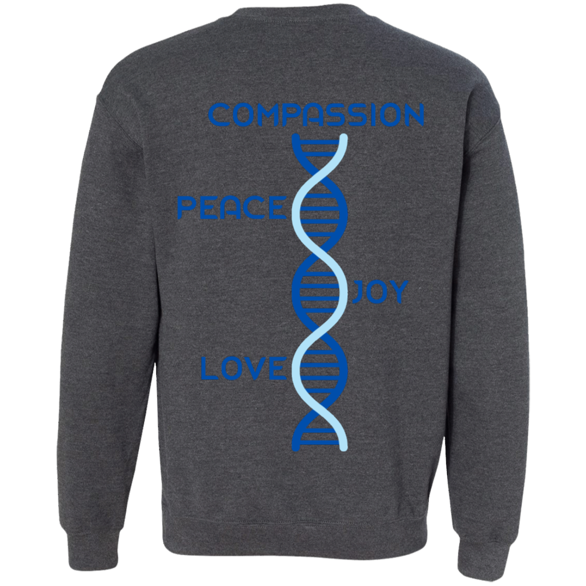 DNA -V-Crewneck Pullover Sweatshirt