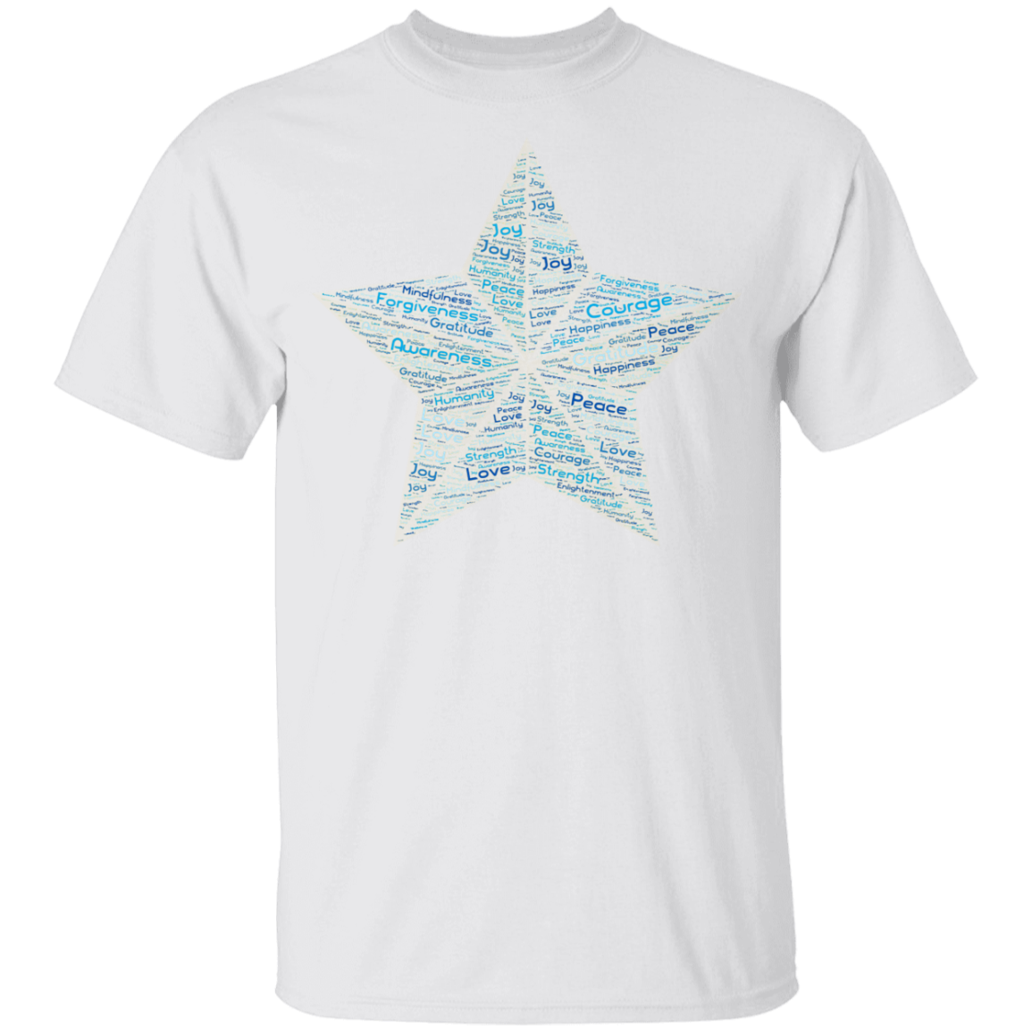 Word Art Star - Youth 5.3 oz 100% Cotton T-Shirt