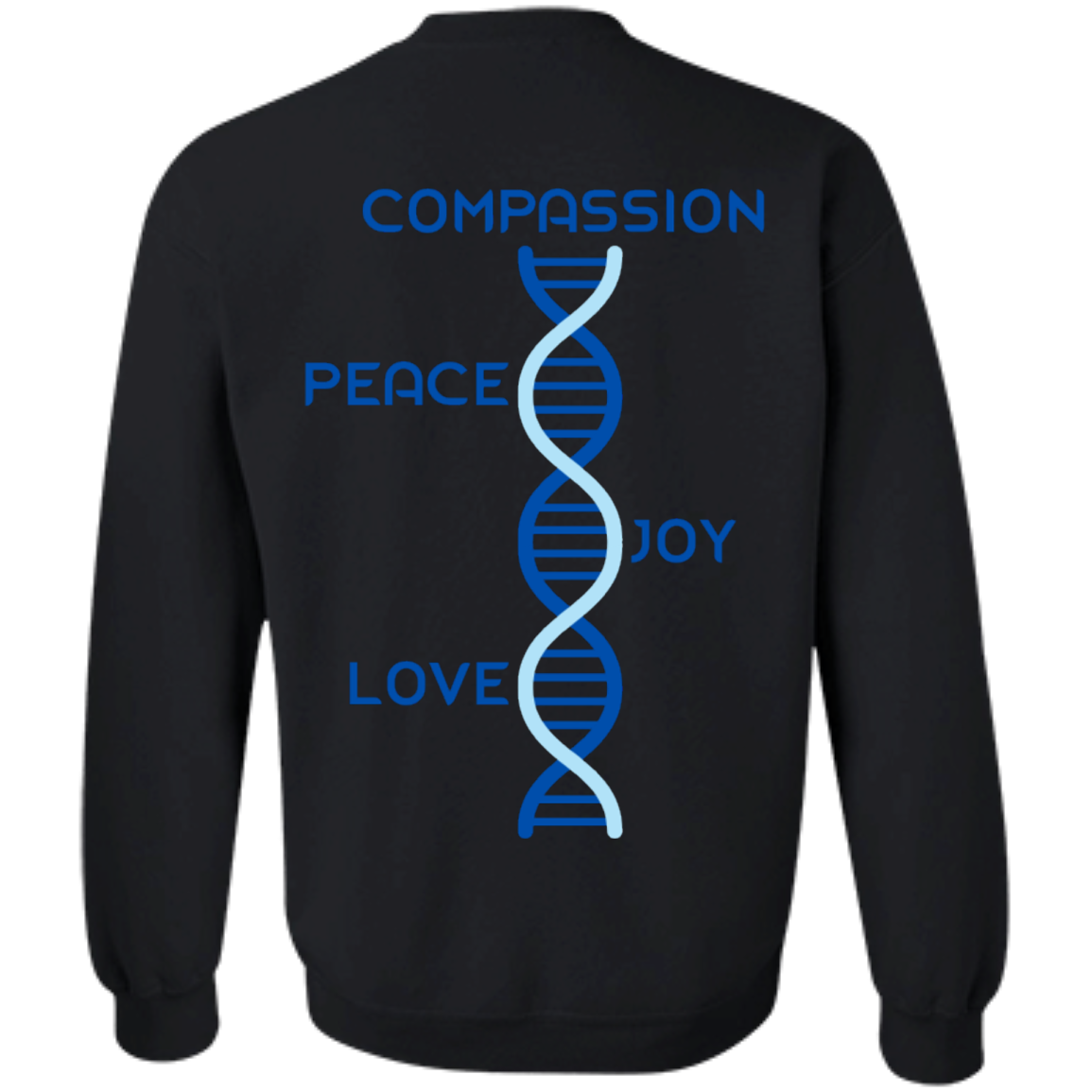 DNA -V-Crewneck Pullover Sweatshirt