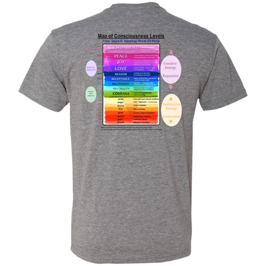 Map Of Consciousness - Men's Triblend T-Shirt