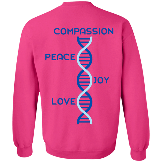 DNA -V-Crewneck Pullover Sweatshirt