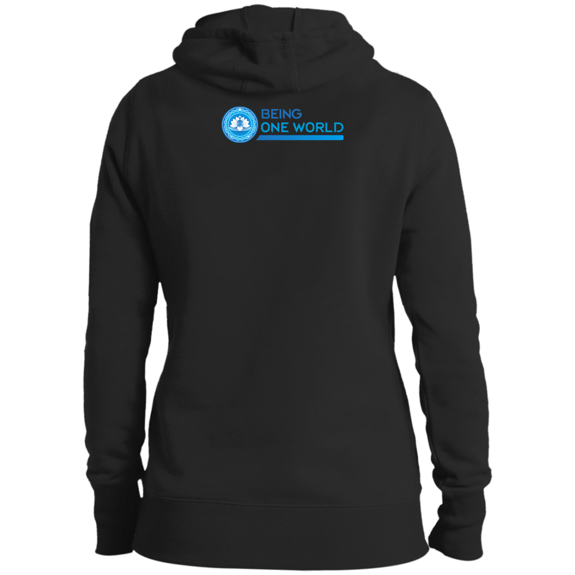 Blue heart - Courage - Ladies' Pullover Hooded Sweatshirt