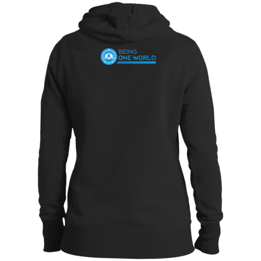 Blue heart - Courage - Ladies' Pullover Hooded Sweatshirt