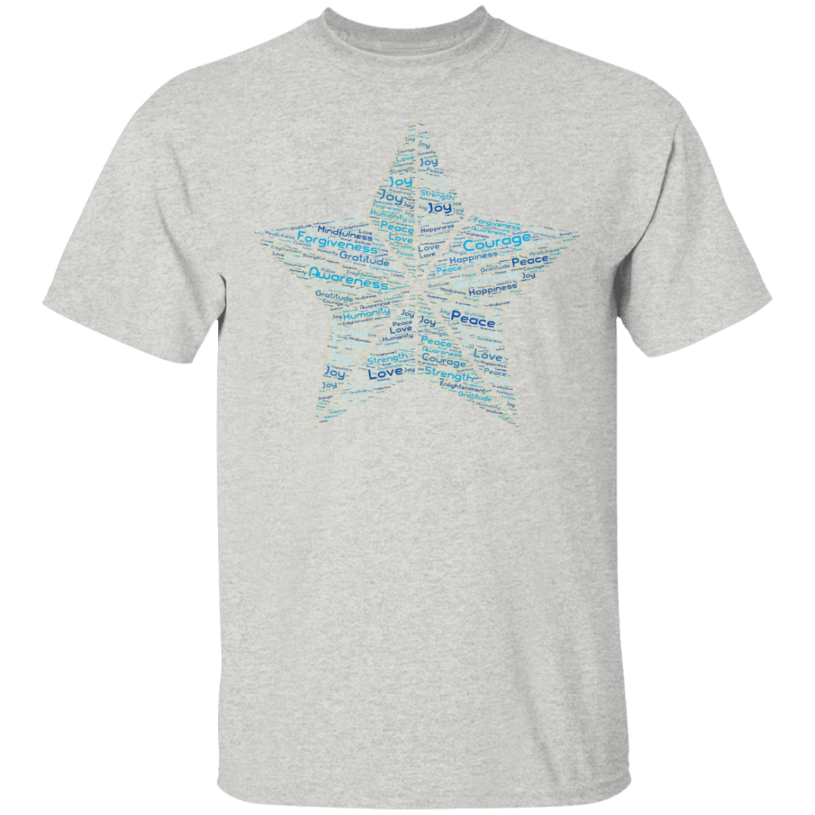 Word Art Star - Youth 5.3 oz 100% Cotton T-Shirt