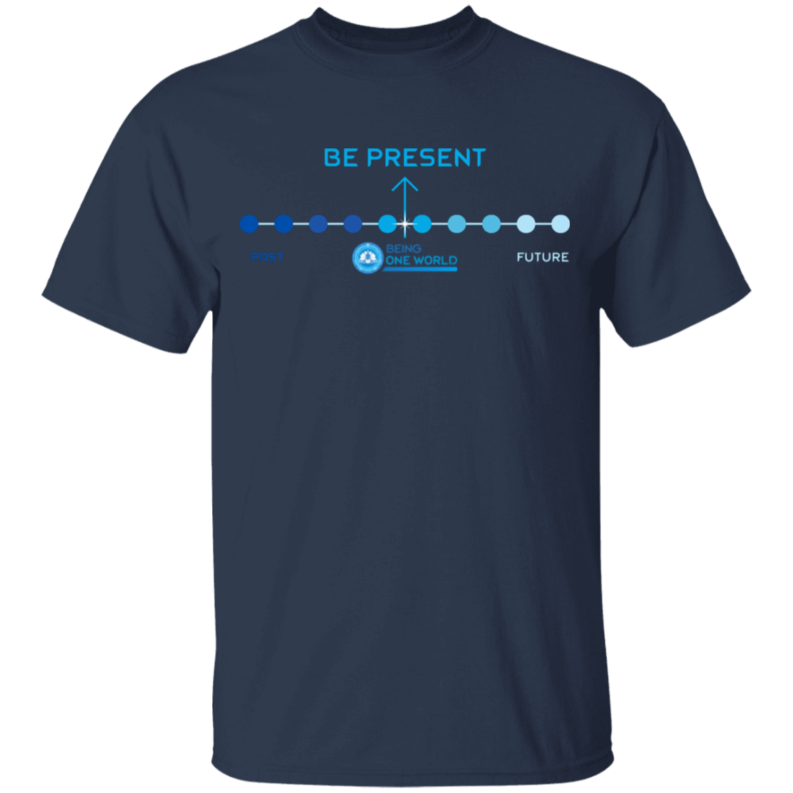 BE PRESENT - Youth 5.3 oz 100% Cotton T-Shirt