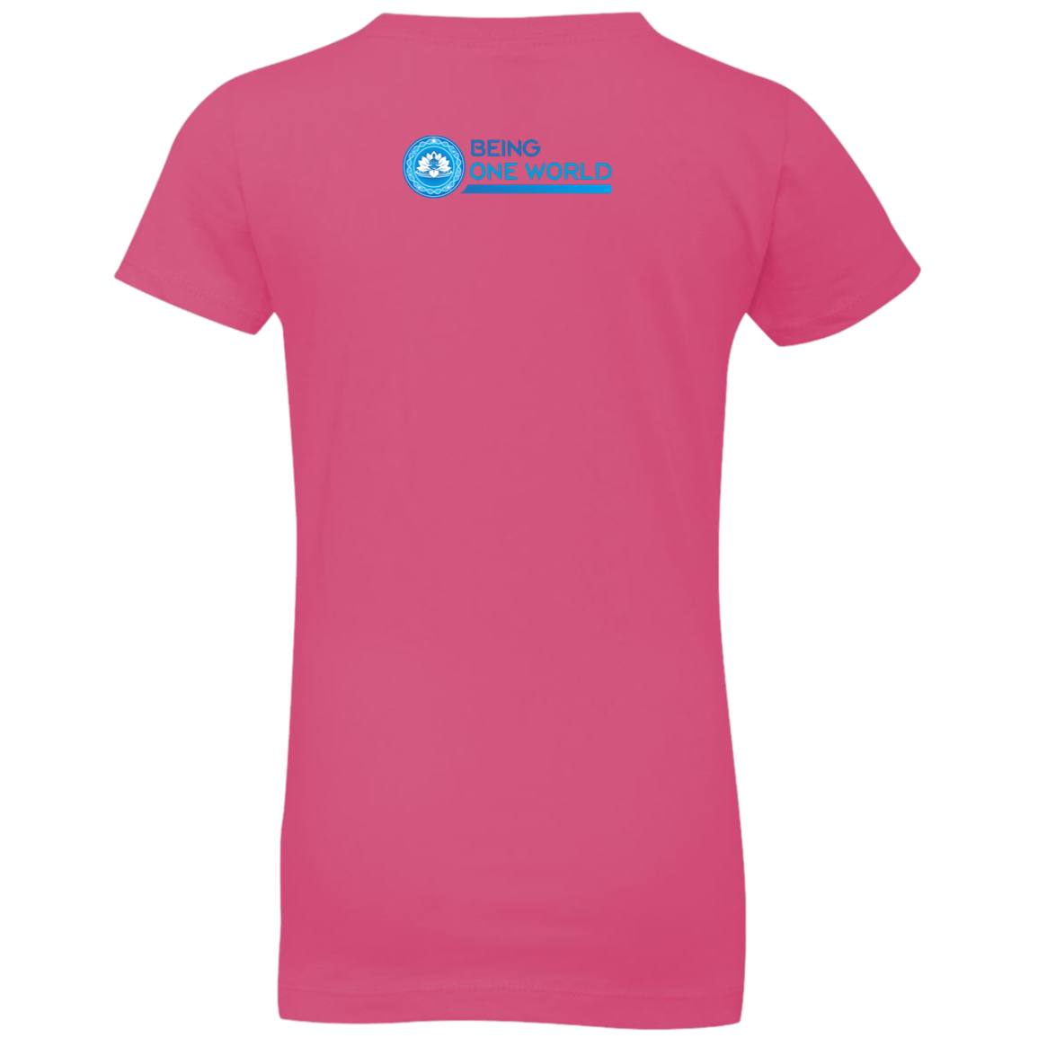 Blue heart - Courage - Girls' Princess T-Shirt