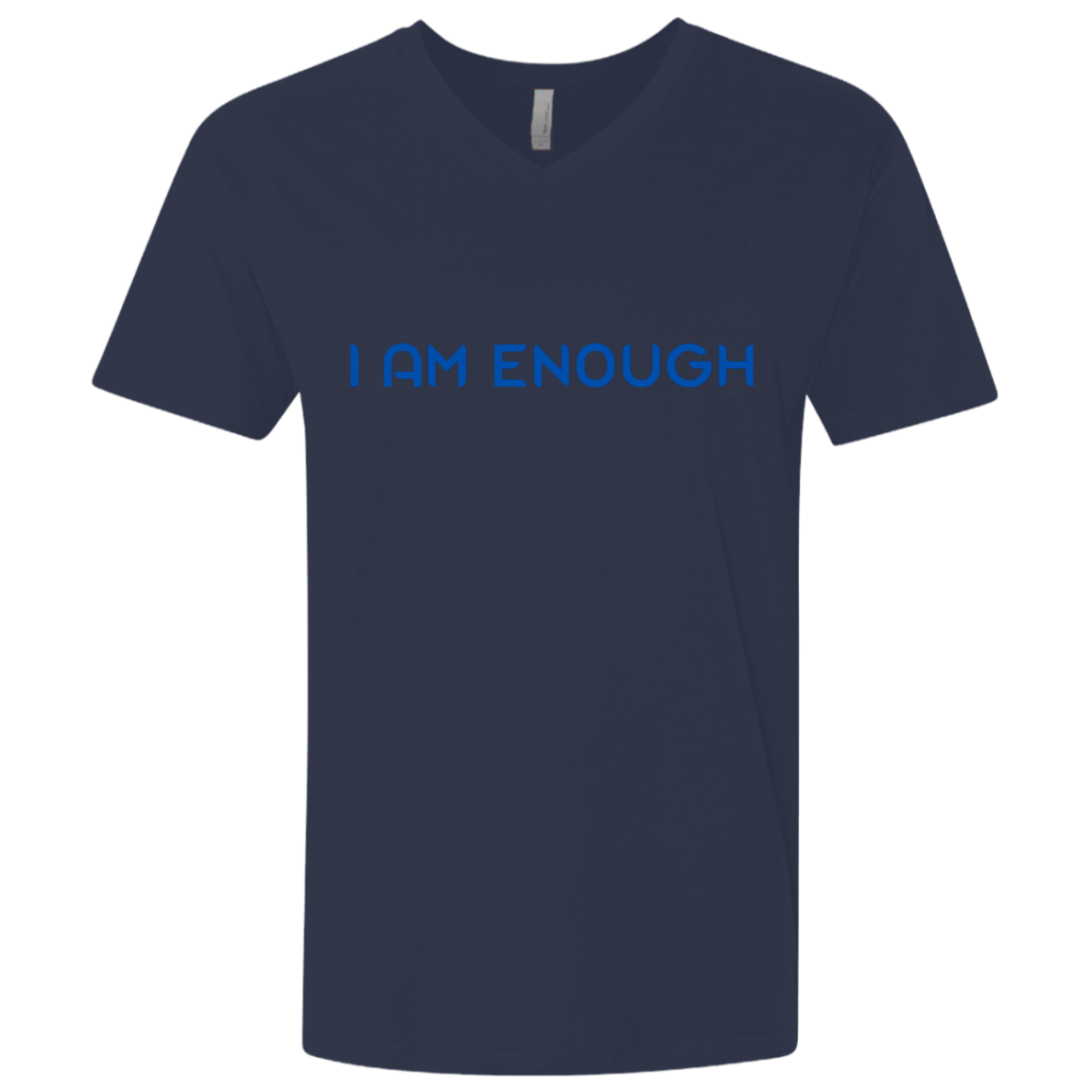 I Am Enough - Men's Premium Fitted SS V-Neck