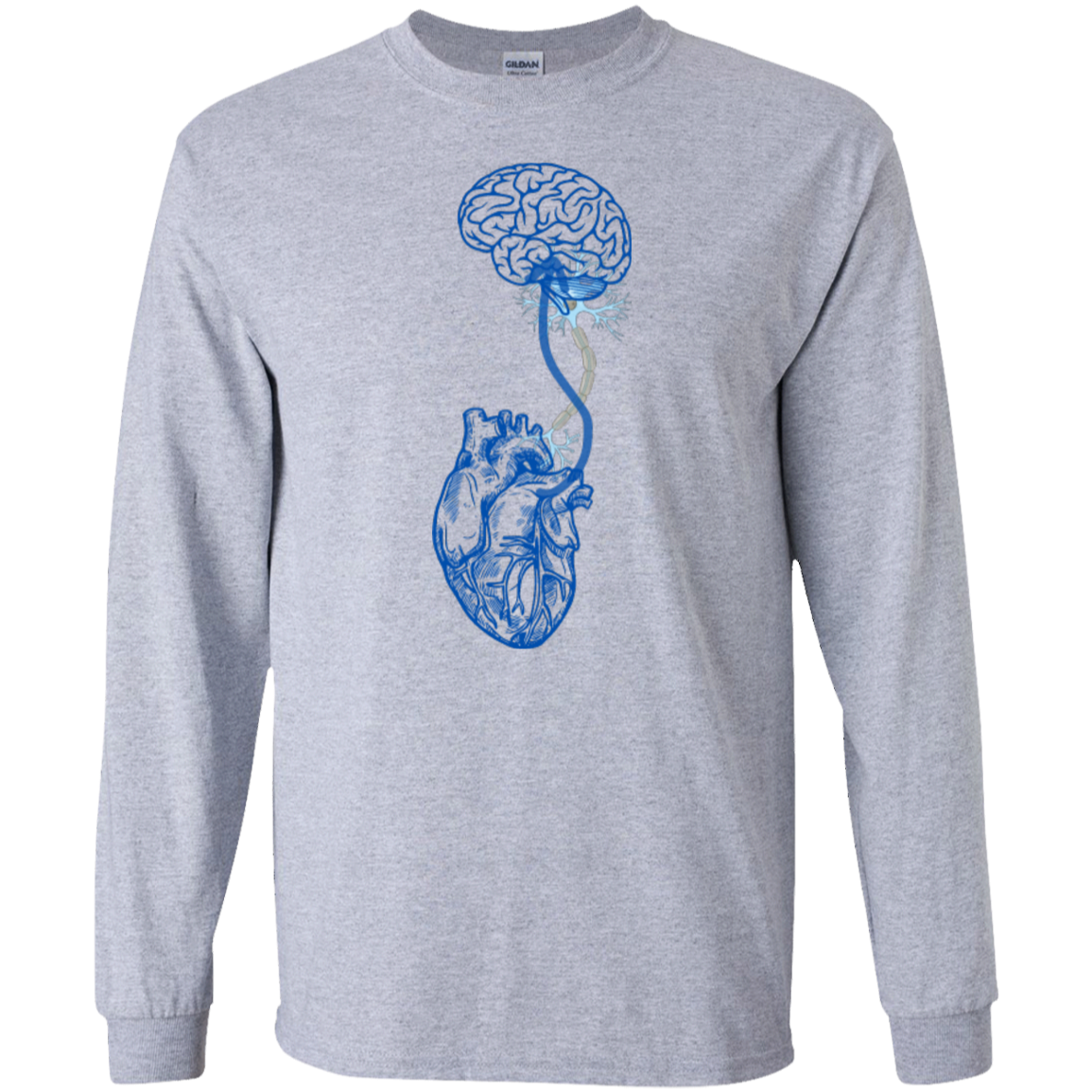 Heart to Brain - Youth LS T-Shirt