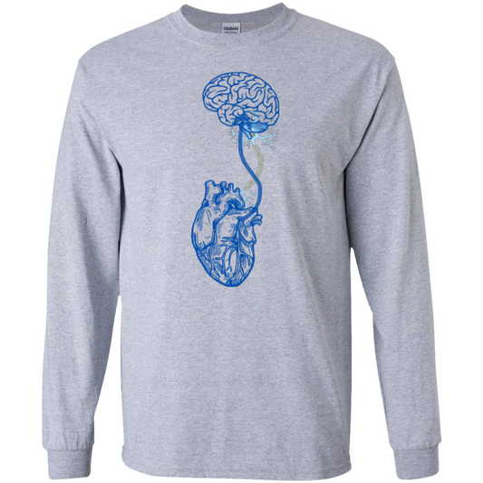 Heart to Brain - Youth LS T-Shirt