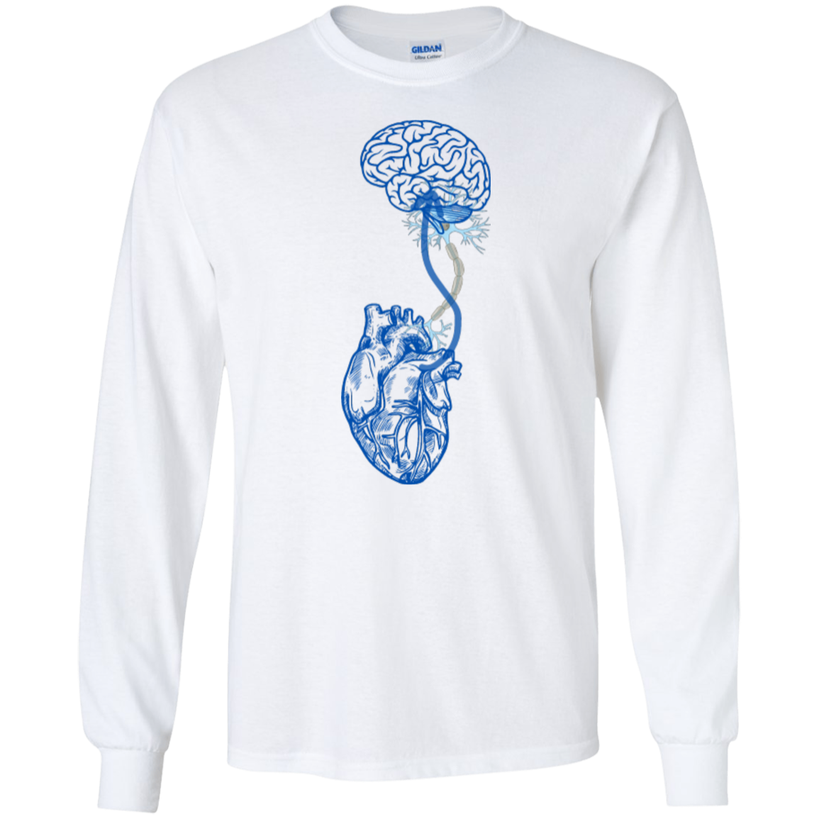 Heart to Brain - Youth LS T-Shirt