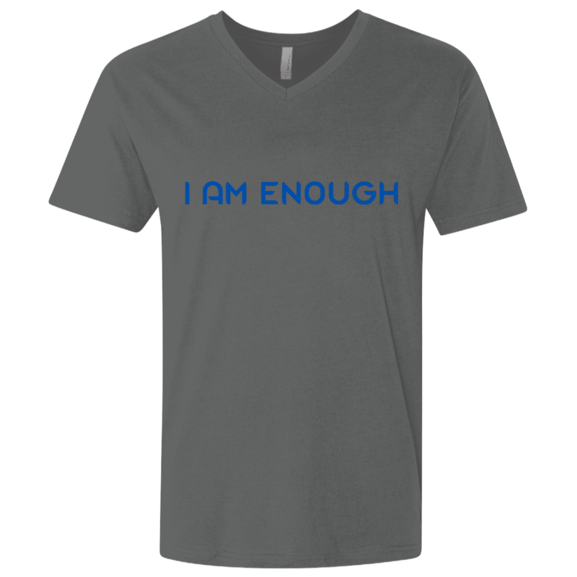 I Am Enough - Men's Premium Fitted SS V-Neck