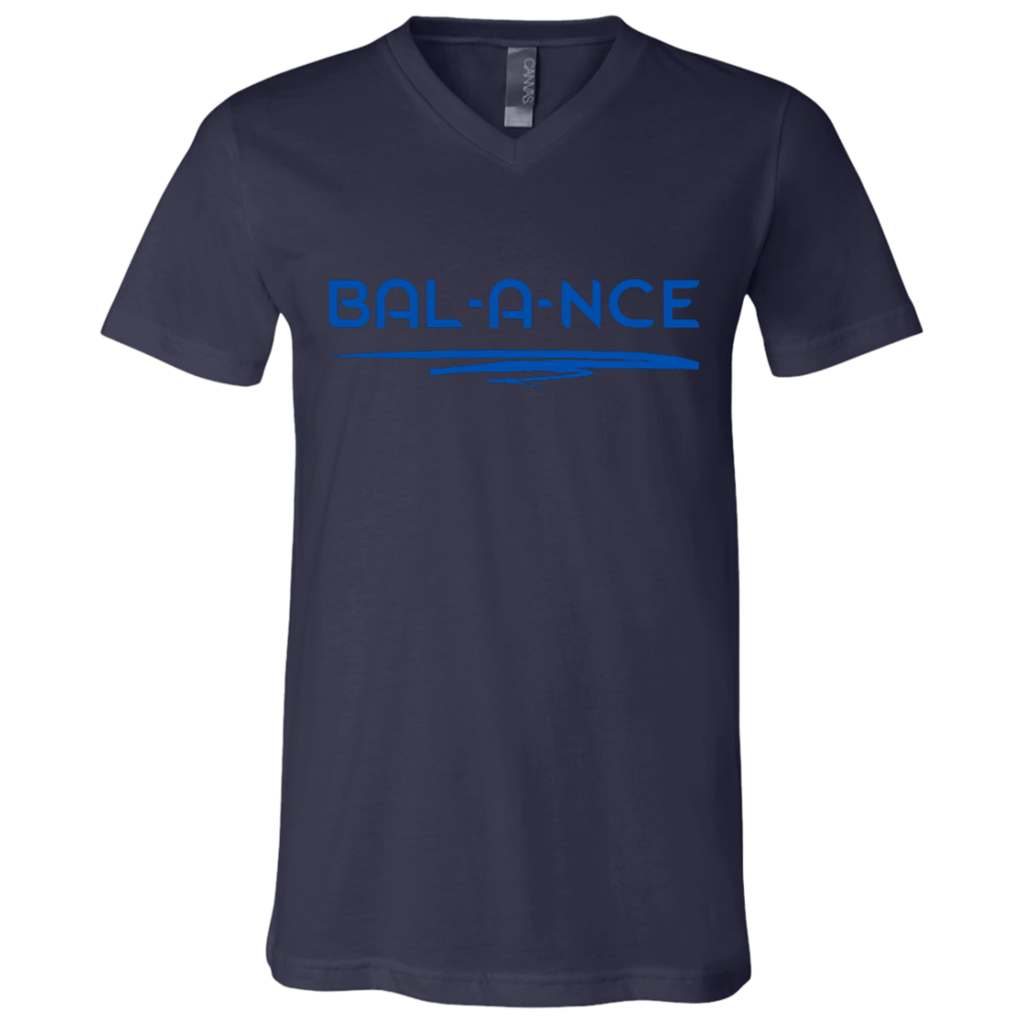 BAL-A-NCE -Unisex Jersey SS V-Neck T-Shirt