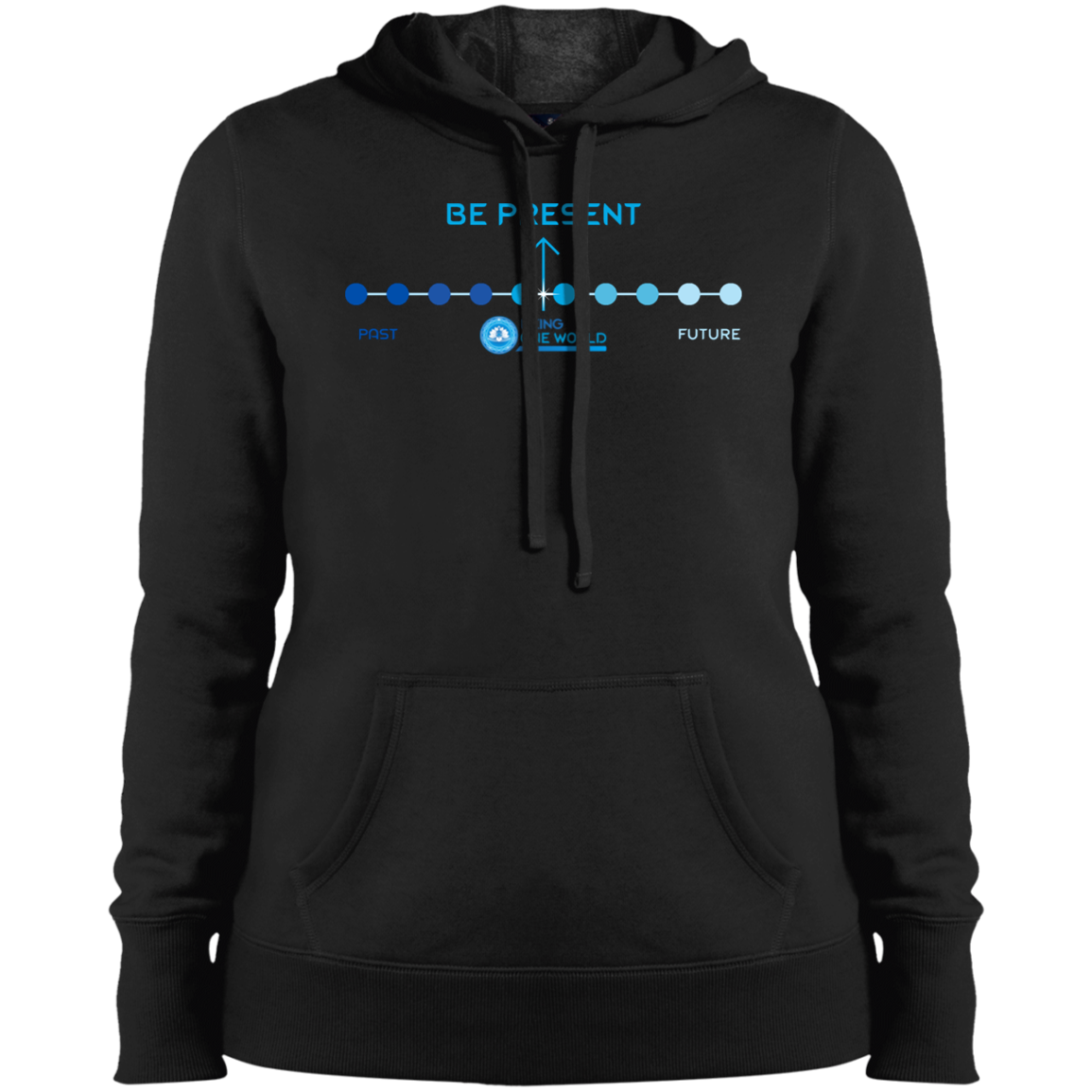 Be Present -  Ladies' Pullover Hooded Sweatshirt