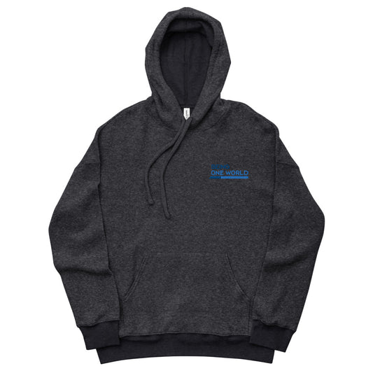 Being One World - Unisex sueded fleece hoodie